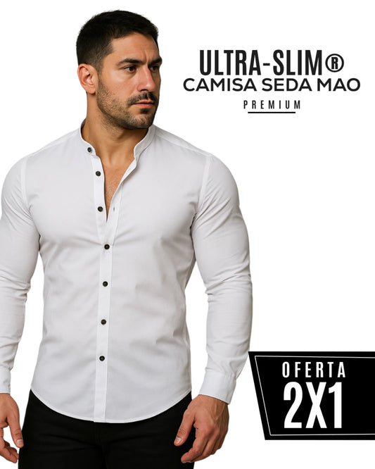Ultra-Slim® - Camisa Seda Mao Premium (Compra 1 Lleva 2)