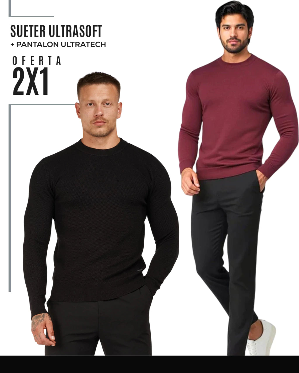 Sueter UltraSoft® + Pantalon UltraTech® (2X1)