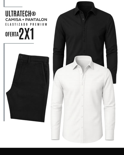 UltraTech® Camisa + Pantalon Elastizado Premium (Oferta 2X1)