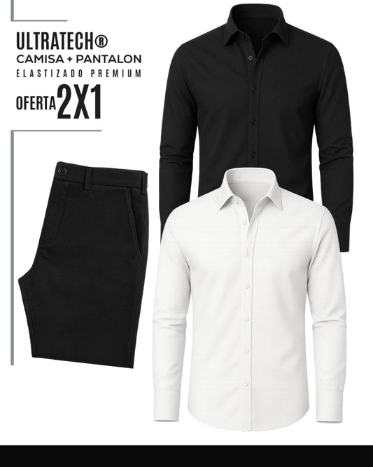 UltraTech® Camisa + Pantalon Elastizado Premium (Oferta 2X1)
