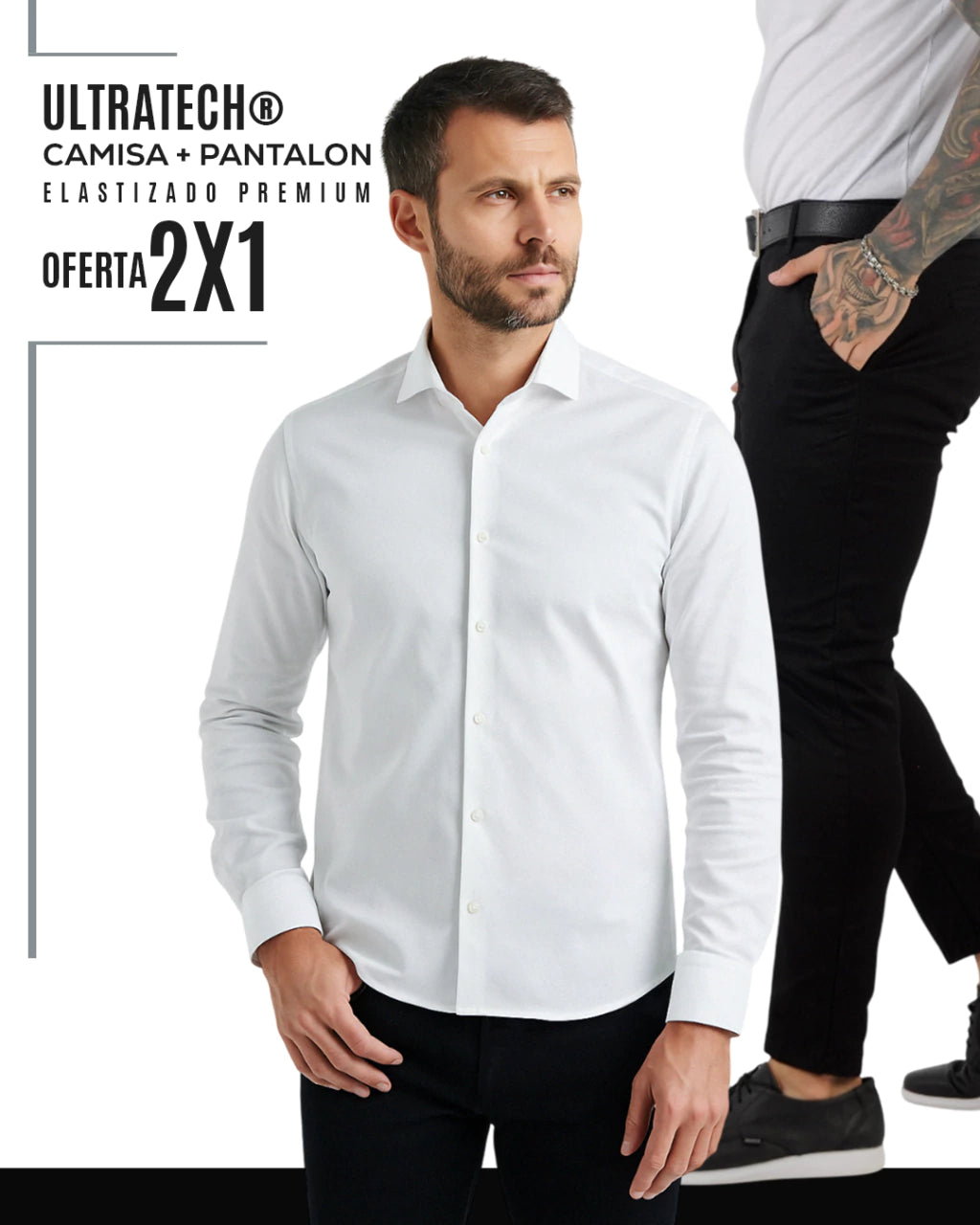 UltraTech® Camisa + Pantalon Elastizado Premium (Oferta 2X1)
